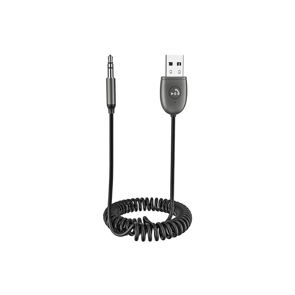 Go Des GD-BT27 Spiral Kablo Tasarımlı AUX Bluetooth 5.1 Adaptör Go Des GD-BT27 Spiral Kablo Tasarımlı AUX Bluetooth 5.1 Adaptör
